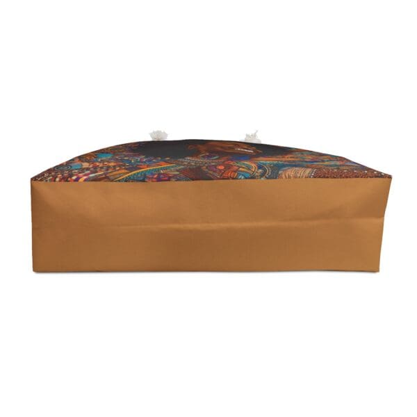 Bohemian Weekender Bag - Vibrant Art for Travel & Leisure "Bohemian Spirit, Black Excellence." - Image 4