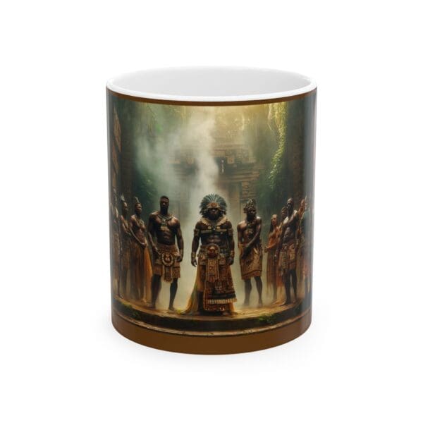Ancient Civilization Ceramic Mug - Stunning 11oz & 15oz Art Design Crown is Yours. Own It.