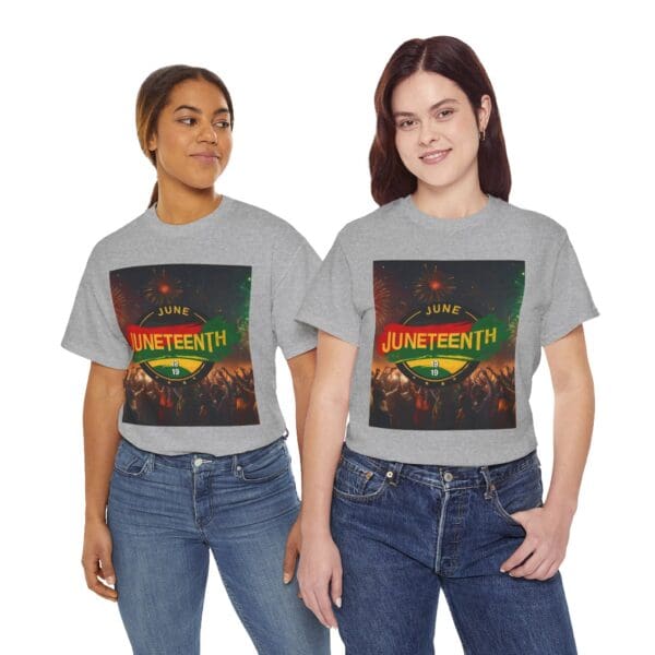 Juneteenth Celebration Unisex Heavy Cotton Tee Juneteenth: The Spirit of Liberation - Image 45