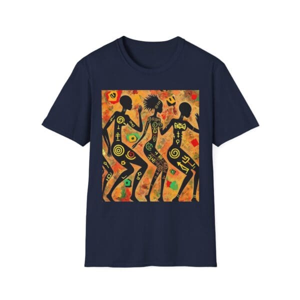 Artistic Dance Unisex Softstyle T-Shirt - Vibrant Culture Print "Symbols of the Past. Strength for the Future." - Image 88