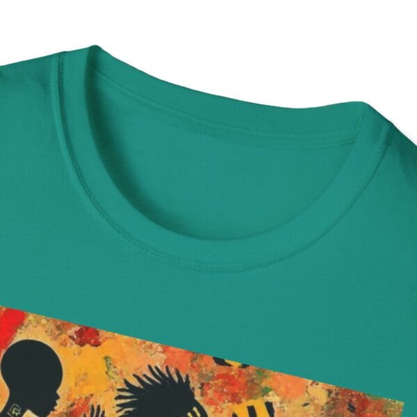Artistic Dance Unisex Softstyle T-Shirt - Vibrant Culture Print "Symbols of the Past. Strength for the Future." - Image 74