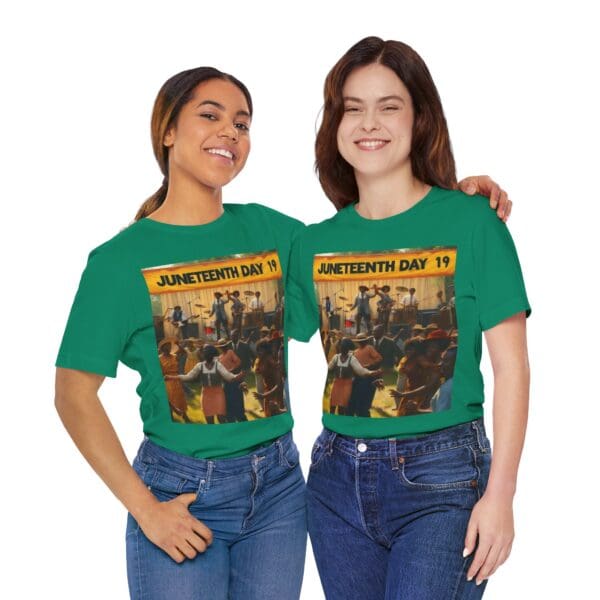 Juneteenth Celebration Tee, Unisex Short Sleeve T-Shirt for Freedom Day, Black History Month, Gift for Activists, Summer Wear, Vintage Style - Image 106