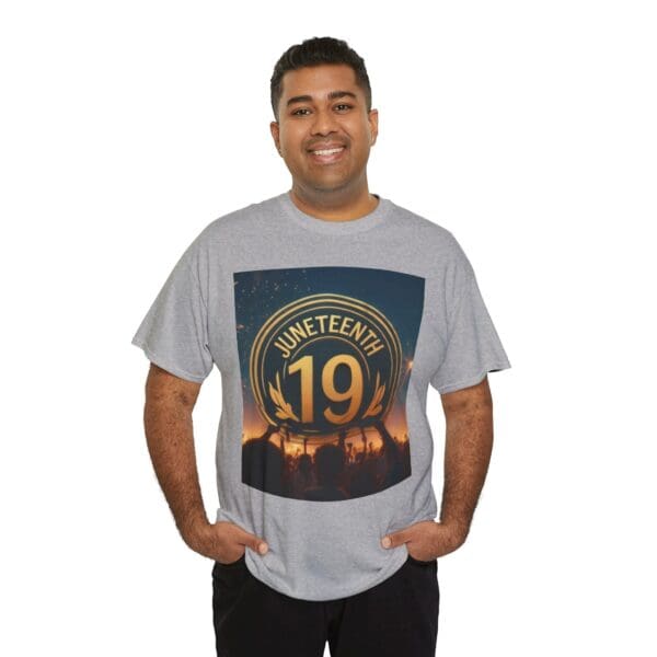 Juneteenth Celebration Unisex Heavy Cotton Tee June 19, 1865—The Truth Unfolds 💚 - Image 29