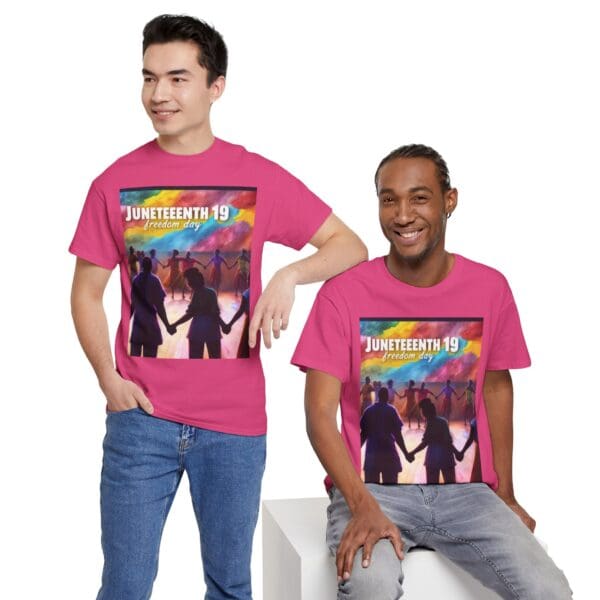 Juneteenth Celebration Tee, Unisex Heavy Cotton Shirt, Freedom Day Apparel, African American History T-Shirt, Comfortable Graphic Tee - Image 97