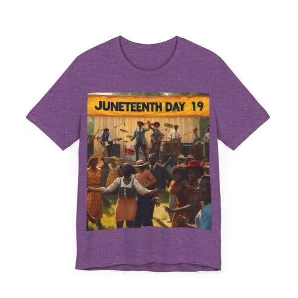 Juneteenth Celebration Tee, Unisex Short Sleeve T-Shirt for Freedom Day, Black History Month, Gift for Activists, Summer Wear, Vintage Style - Image 119