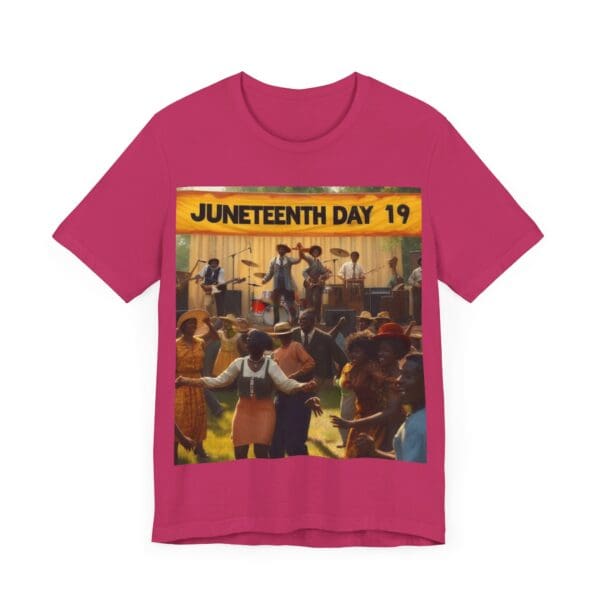 Juneteenth Celebration Tee, Unisex Short Sleeve T-Shirt for Freedom Day, Black History Month, Gift for Activists, Summer Wear, Vintage Style - Image 139