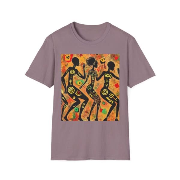 Artistic Dance Unisex Softstyle T-Shirt - Vibrant Culture Print "Symbols of the Past. Strength for the Future." - Image 96