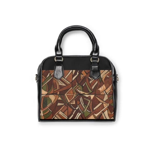 Chic Geometric Shoulder Handbag - Stylish Multi-Color Design for Every Occasion