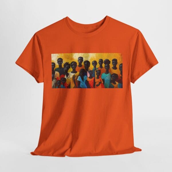 Cultural Unity Unisex Heavy Cotton Tee - Art Inspired Graphic Shirt "Bright Sun. Bold Spirit. Timeless Legacy." - Image 32