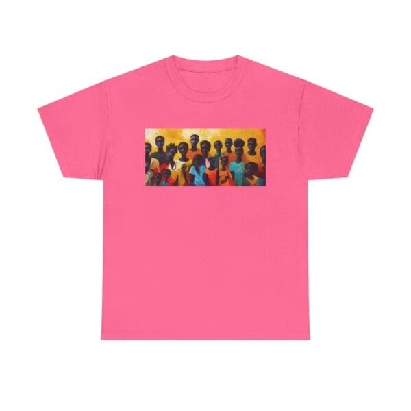 Cultural Unity Unisex Heavy Cotton Tee - Art Inspired Graphic Shirt "Bright Sun. Bold Spirit. Timeless Legacy." - Image 98