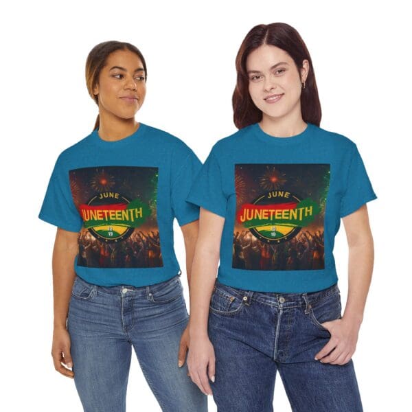 Juneteenth Celebration Unisex Heavy Cotton Tee Juneteenth: The Spirit of Liberation - Image 105