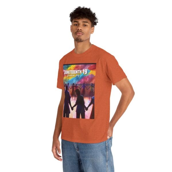 Juneteenth Celebration Tee, Unisex Heavy Cotton Shirt, Freedom Day Apparel, African American History T-Shirt, Comfortable Graphic Tee - Image 15