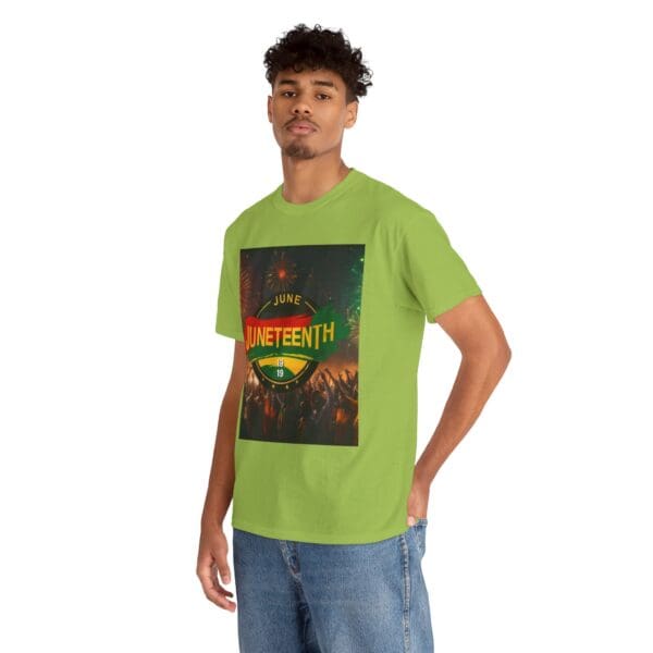 Juneteenth Celebration Unisex Heavy Cotton Tee Juneteenth: The Spirit of Liberation - Image 80