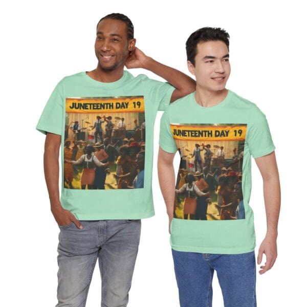 Juneteenth Celebration Tee, Unisex Short Sleeve T-Shirt for Freedom Day, Black History Month, Gift for Activists, Summer Wear, Vintage Style - Image 95