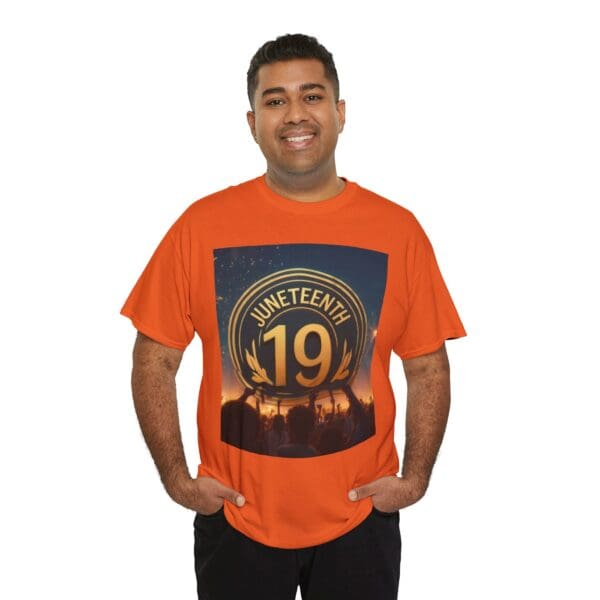 Juneteenth Celebration Unisex Heavy Cotton Tee June 19, 1865—The Truth Unfolds 💚 - Image 65
