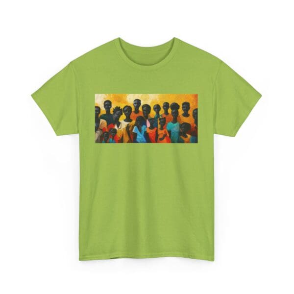 Cultural Unity Unisex Heavy Cotton Tee - Art Inspired Graphic Shirt "Bright Sun. Bold Spirit. Timeless Legacy." - Image 64