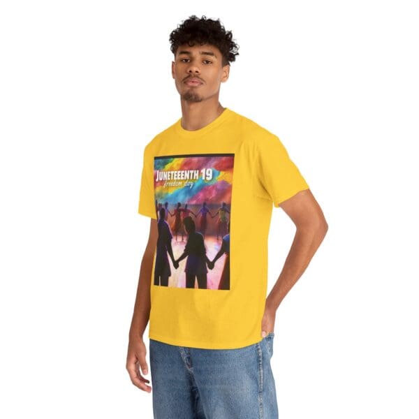 Juneteenth Celebration Tee, Unisex Heavy Cotton Shirt, Freedom Day Apparel, African American History T-Shirt, Comfortable Graphic Tee - Image 58