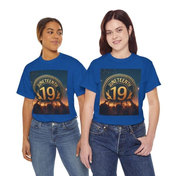Juneteenth Celebration Unisex Heavy Cotton Tee June 19, 1865—The Truth Unfolds 💚 - Image 96