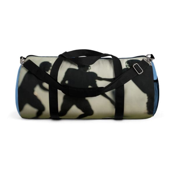 Athletic Duffel Bag with Silhouette Design for Sports Enthusiasts | Perfect for Gym, Travel, & Fitness 🏈 “On the Line. In the Moment. Play Fierce.”
