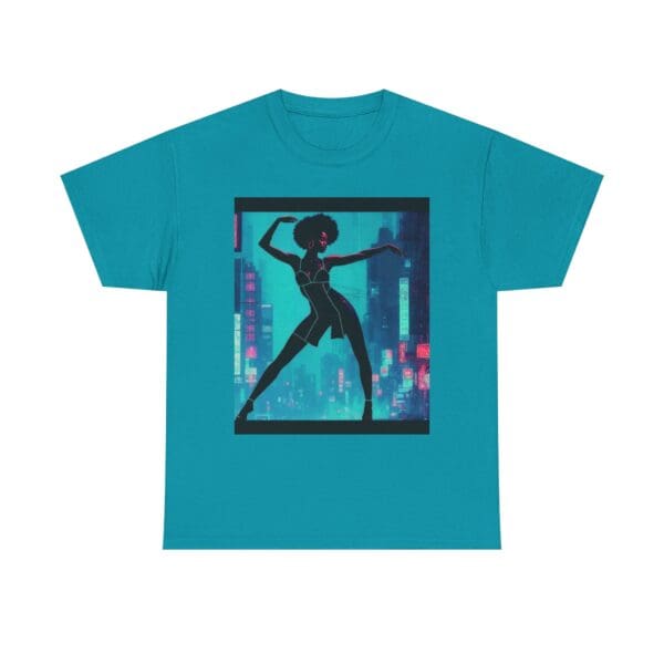 Empowerment Unisex Heavy Cotton Tee - Bold Urban Vibes "Black Joy in Motion. Strength in Every Step." - Image 46