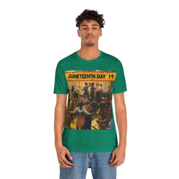Juneteenth Celebration Tee, Unisex Short Sleeve T-Shirt for Freedom Day, Black History Month, Gift for Activists, Summer Wear, Vintage Style - Image 102
