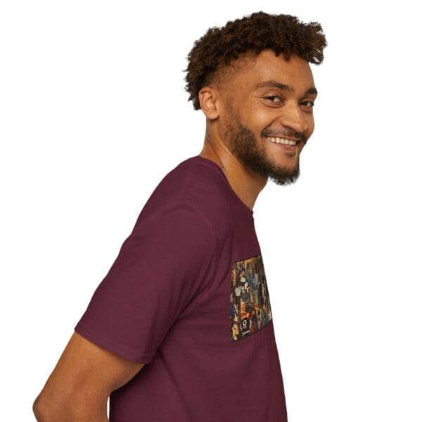 Artistic Unisex Softstyle T-Shirt - Vibrant Community Design "Wear the Movement. Live the Story." - Image 29
