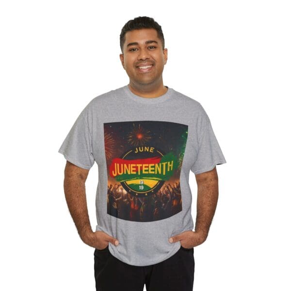 Juneteenth Celebration Unisex Heavy Cotton Tee Juneteenth: The Spirit of Liberation - Image 47