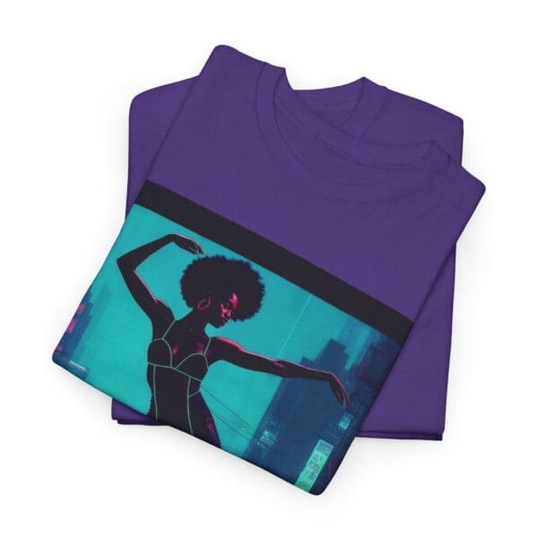 Empowerment Unisex Heavy Cotton Tee - Bold Urban Vibes "Black Joy in Motion. Strength in Every Step." - Image 68