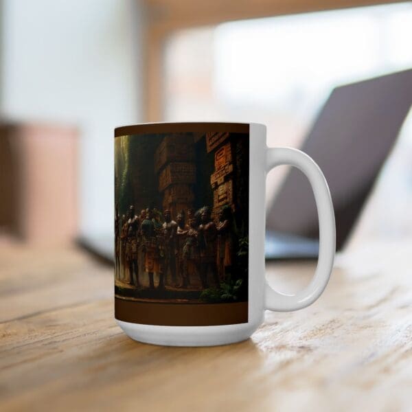 Ancient Civilization Ceramic Mug - Stunning 11oz & 15oz Art Design Crown is Yours. Own It. - Image 15