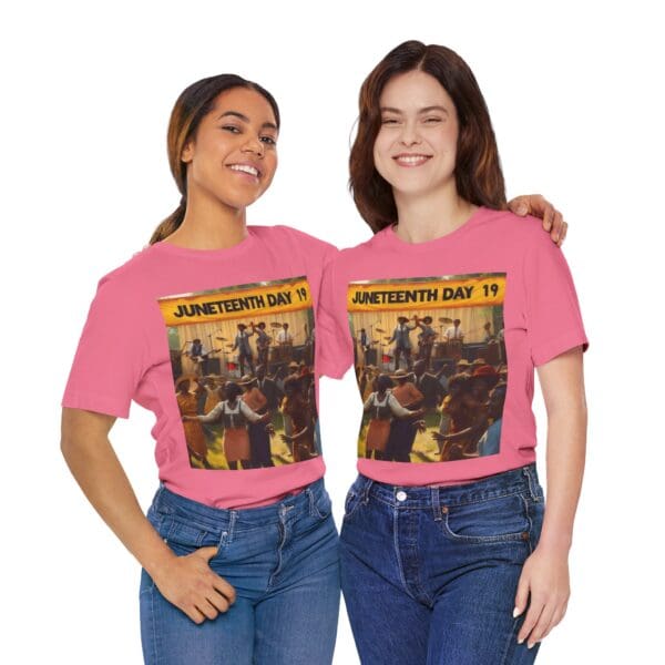 Juneteenth Celebration Tee, Unisex Short Sleeve T-Shirt for Freedom Day, Black History Month, Gift for Activists, Summer Wear, Vintage Style - Image 137