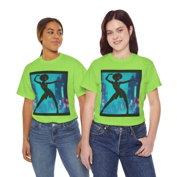 Empowerment Unisex Heavy Cotton Tee - Bold Urban Vibes "Black Joy in Motion. Strength in Every Step." - Image 44