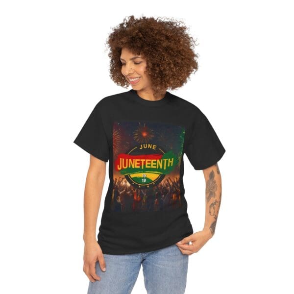 Juneteenth Celebration Unisex Heavy Cotton Tee Juneteenth: The Spirit of Liberation - Image 31