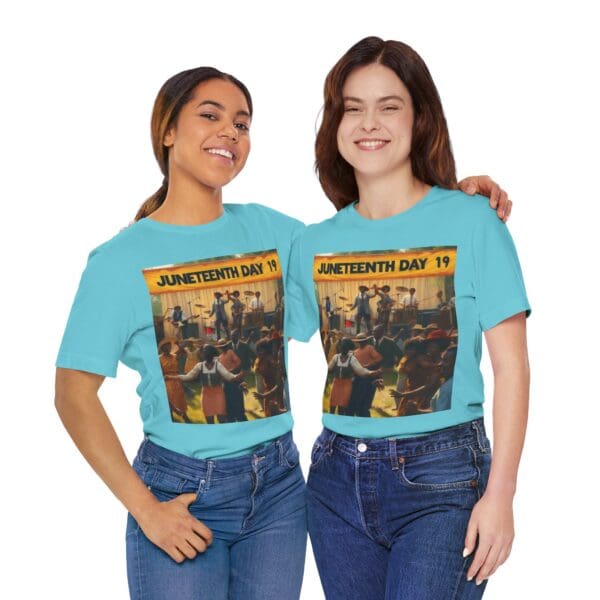 Juneteenth Celebration Tee, Unisex Short Sleeve T-Shirt for Freedom Day, Black History Month, Gift for Activists, Summer Wear, Vintage Style - Image 116