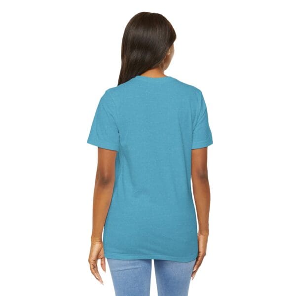 Artistic Unisex Jersey Tee - Colorful Silhouette Design - Image 104