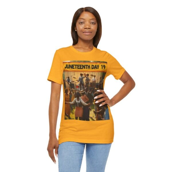 Juneteenth Celebration Tee, Unisex Short Sleeve T-Shirt for Freedom Day, Black History Month, Gift for Activists, Summer Wear, Vintage Style - Image 43