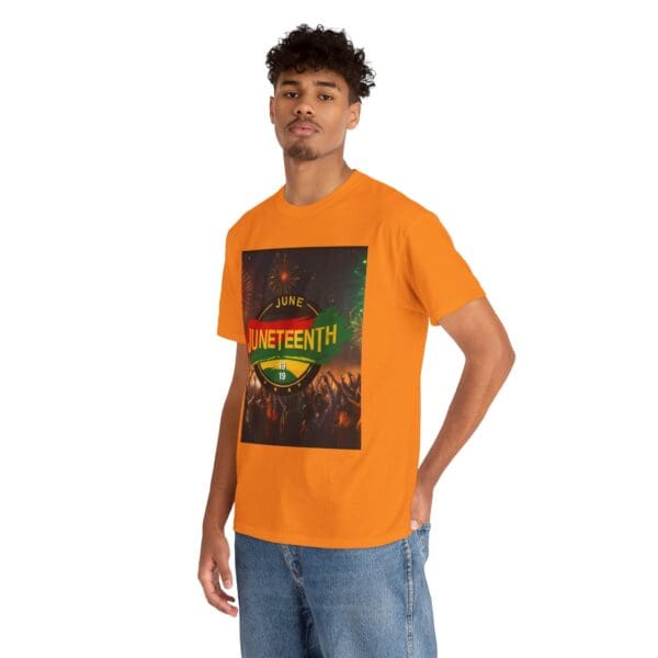 Juneteenth Celebration Unisex Heavy Cotton Tee Juneteenth: The Spirit of Liberation - Image 68