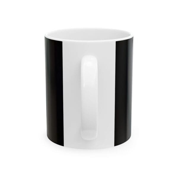 Cosmic Spirit Ceramic Mug – 11oz & 15oz | Retro Vibes for Nature Lovers "Grounded in Truth. Rising Beyond Limits." - Image 2