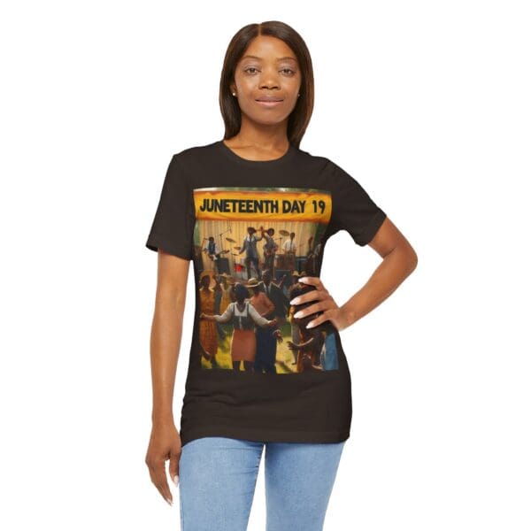 Juneteenth Celebration Tee, Unisex Short Sleeve T-Shirt for Freedom Day, Black History Month, Gift for Activists, Summer Wear, Vintage Style - Image 85