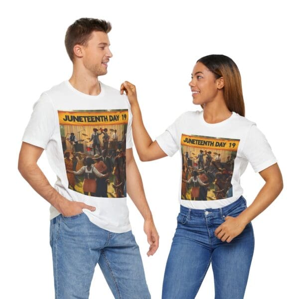 Juneteenth Celebration Tee, Unisex Short Sleeve T-Shirt for Freedom Day, Black History Month, Gift for Activists, Summer Wear, Vintage Style - Image 7