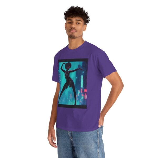 Empowerment Unisex Heavy Cotton Tee - Bold Urban Vibes "Black Joy in Motion. Strength in Every Step." - Image 69