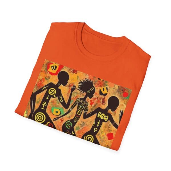 Artistic Dance Unisex Softstyle T-Shirt - Vibrant Culture Print "Symbols of the Past. Strength for the Future." - Image 35
