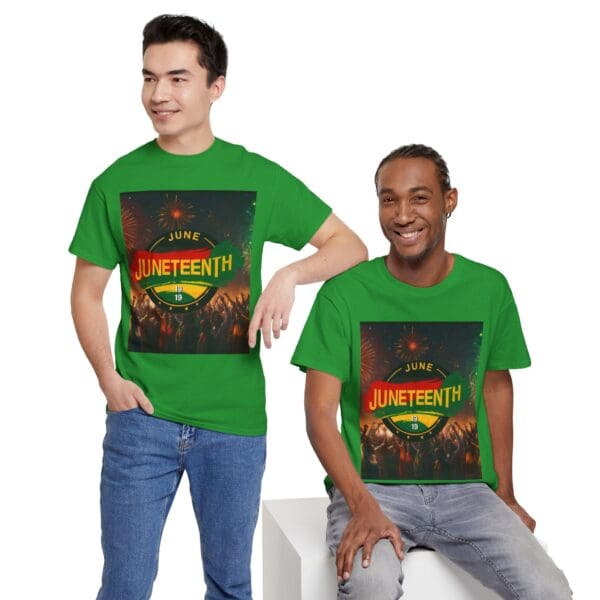 Juneteenth Celebration Unisex Heavy Cotton Tee Juneteenth: The Spirit of Liberation - Image 94