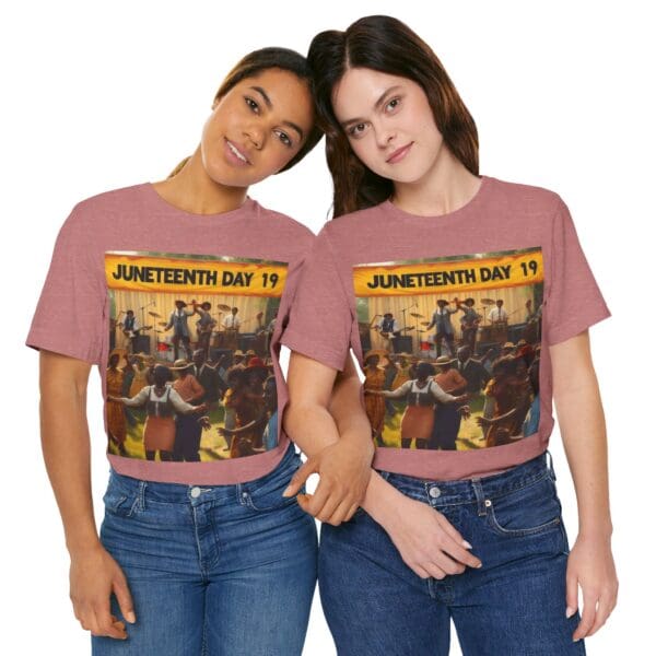 Juneteenth Celebration Tee, Unisex Short Sleeve T-Shirt for Freedom Day, Black History Month, Gift for Activists, Summer Wear, Vintage Style - Image 77