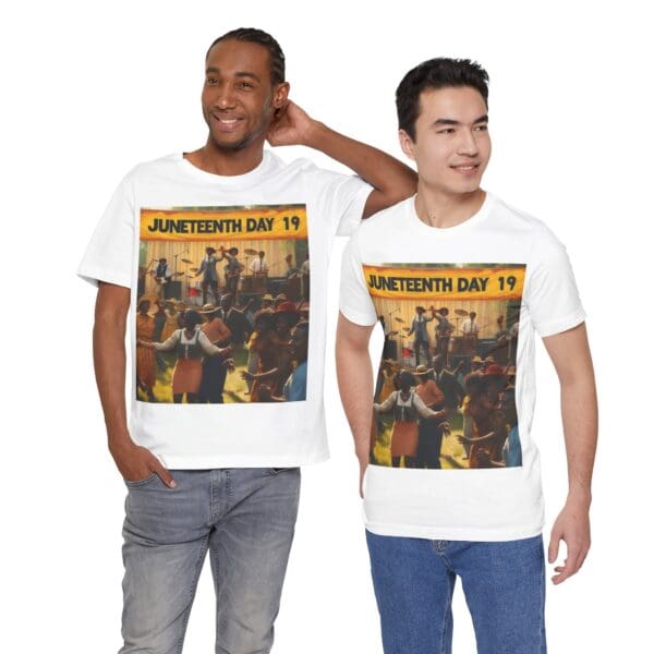 Juneteenth Celebration Tee, Unisex Short Sleeve T-Shirt for Freedom Day, Black History Month, Gift for Activists, Summer Wear, Vintage Style - Image 8