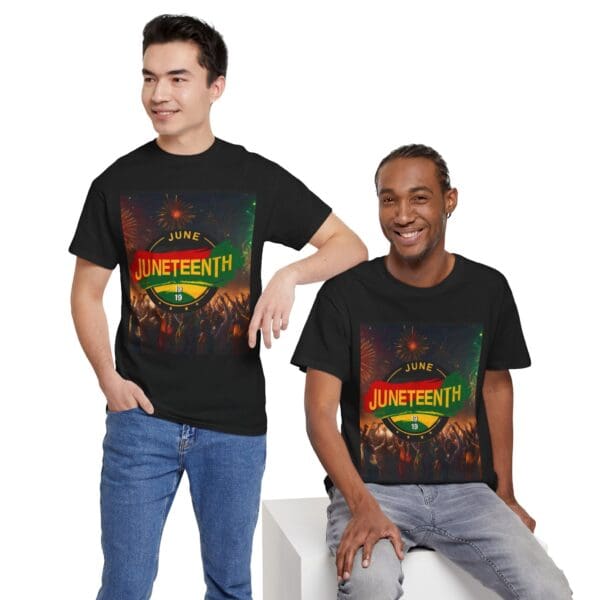 Juneteenth Celebration Unisex Heavy Cotton Tee Juneteenth: The Spirit of Liberation - Image 35