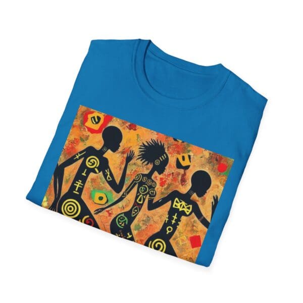Artistic Dance Unisex Softstyle T-Shirt - Vibrant Culture Print "Symbols of the Past. Strength for the Future." - Image 83