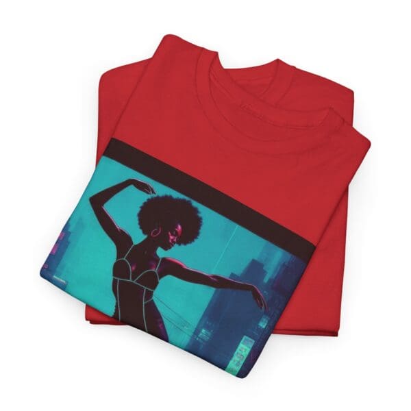 Empowerment Unisex Heavy Cotton Tee - Bold Urban Vibes "Black Joy in Motion. Strength in Every Step." - Image 84
