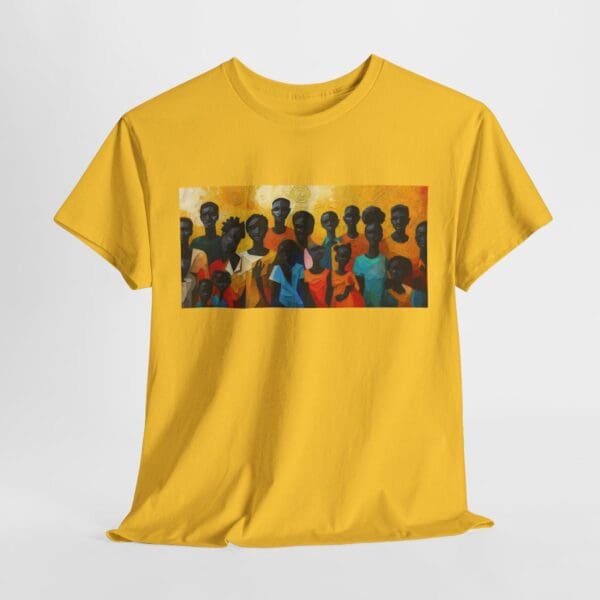 Cultural Unity Unisex Heavy Cotton Tee - Art Inspired Graphic Shirt "Bright Sun. Bold Spirit. Timeless Legacy." - Image 58