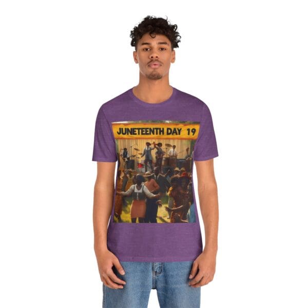 Juneteenth Celebration Tee, Unisex Short Sleeve T-Shirt for Freedom Day, Black History Month, Gift for Activists, Summer Wear, Vintage Style - Image 122