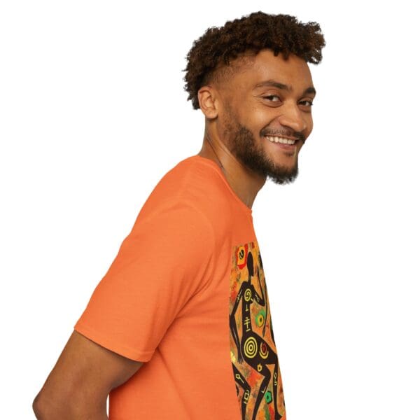 Artistic Dance Unisex Softstyle T-Shirt - Vibrant Culture Print "Symbols of the Past. Strength for the Future." - Image 15